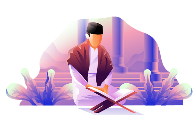 Vector-Illustration_Reading-Quran