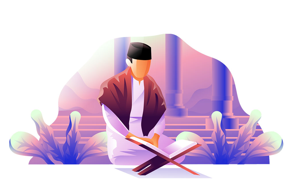 Vector-Illustration_Reading-Quran